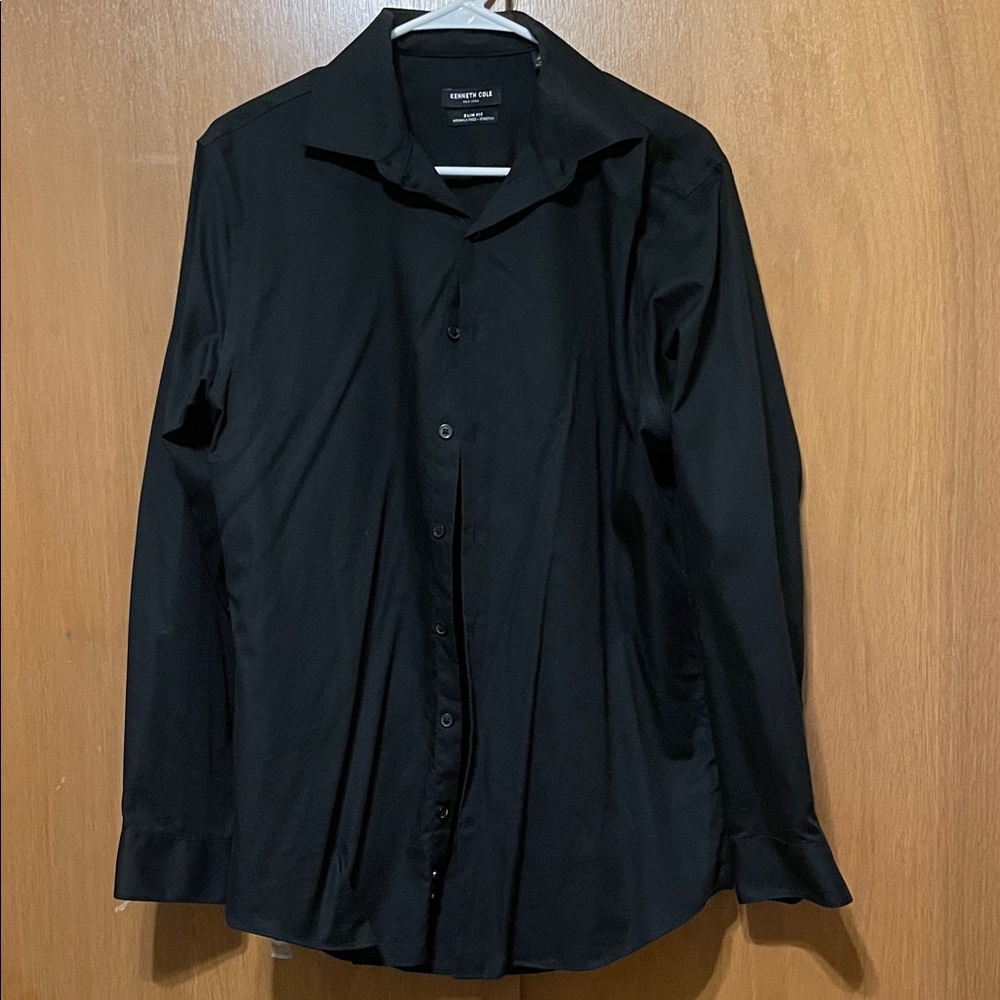 Kenneth Cole New York Classic Black Dress Shirt